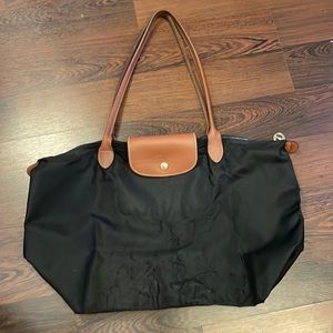 Longchamp Large Le Pliage Tote in Black 🏷